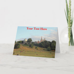 Customisable Greenwich Park, London Card