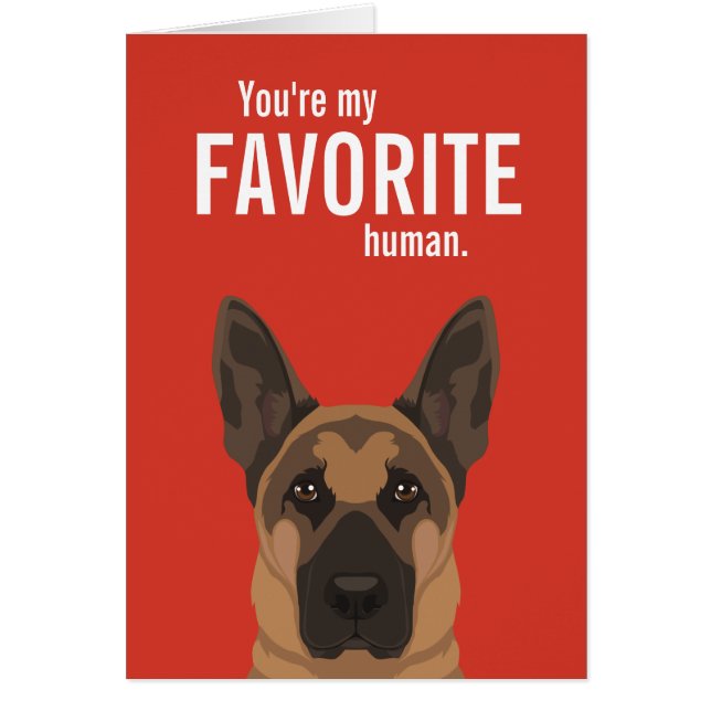 Customisable Greeting Card - Choose Colour & Text (Front)