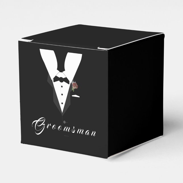 Customisable Groomsman Favour Box (Creator Uploaded)