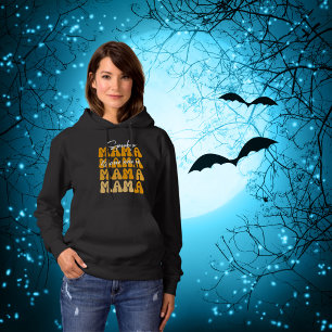 Customisable Groovy Halloween Mama funny halloween Hoodie
