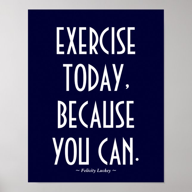 Customisable Gym Poster 50 (Front)