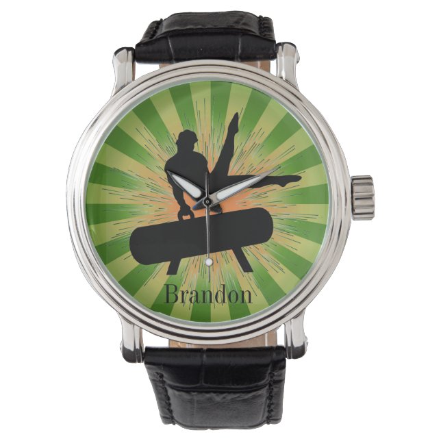 Customisable Gymnastics Design Watch (Front)