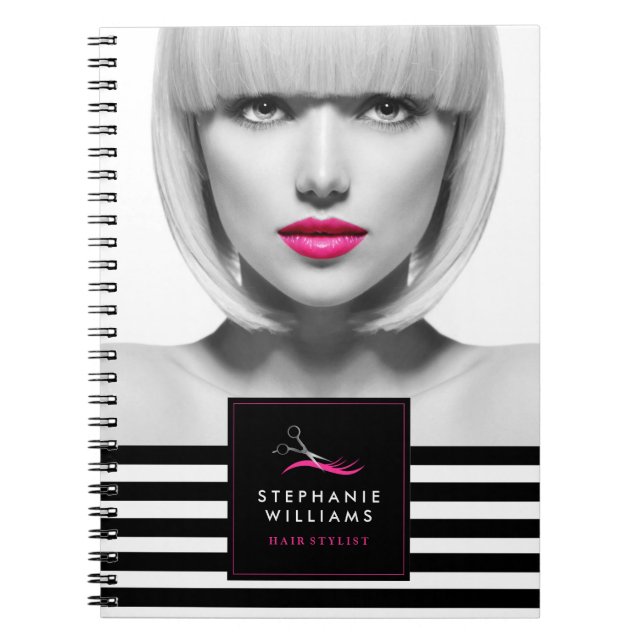 Customisable Hair Stylist Note Book (Front)