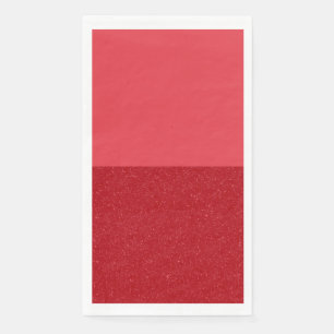 Customisable Half Tomato Red Guest Paper Napkin