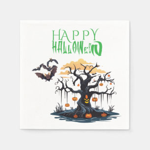 Customisable Halloween Fun  Napkin
