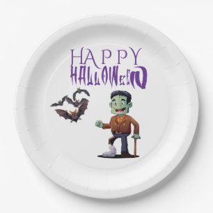 Customisable Halloween Fun  Paper Plate