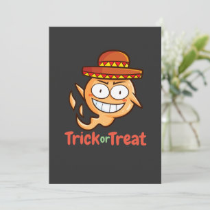 Customisable Halloween Mexican Ghost Invitation