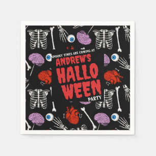 Customisable Halloween napkins - Add your text!