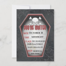 Customisable Halloween Party Invitation