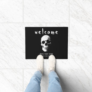 Customisable Halloween Scary Fear Horror Welcome Doormat