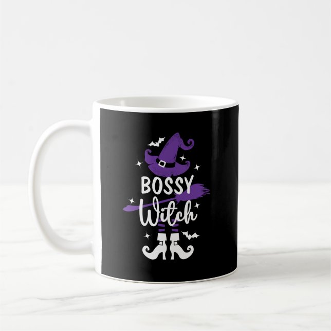 Customisable Halloween Witch Coffee Mug (Left)