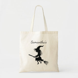Customisable Halloween Witch Tote Bag