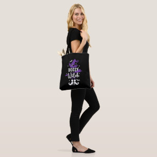 Customisable Halloween Witch Tote Bag