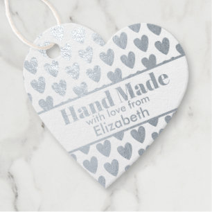 Customisable hand made favour tags