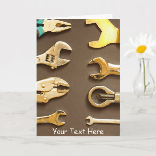 Customisable hand tools card