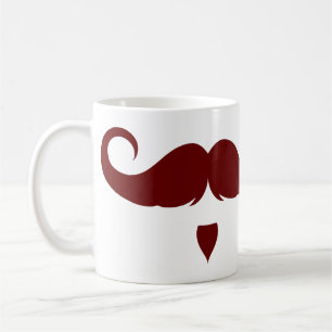 Customisable Handlebar Moustache Coffee Mug