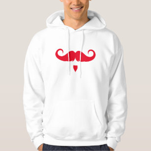 Customisable Handlebar Moustache Hoodie