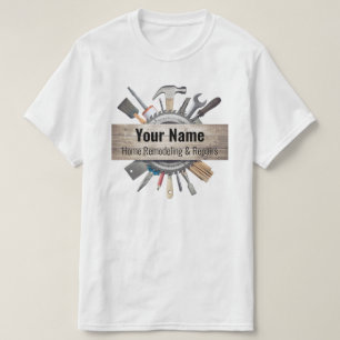 Customisable handyman contractor tools T-Shirt