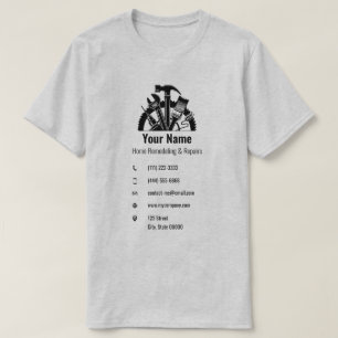 Customisable handyman tools T-Shirt