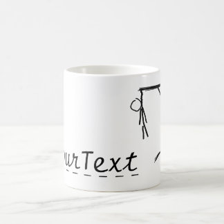 Customisable hangman with a word of your choice coffee mug