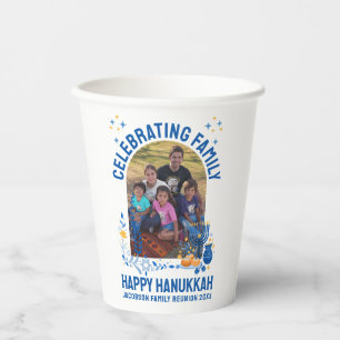 Customisable HANUKKAH FAMILY REUNION  Paper Cups