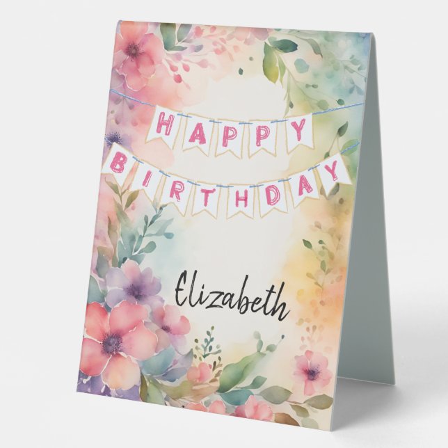 Customisable Happy Birthday (Front)
