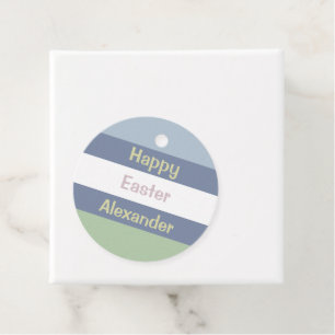 Customisable Happy Easter  Favour Tags