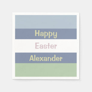 Customisable Happy Easter  Napkin