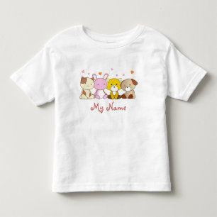 Customisable Happy Friends Toddler T Shirts