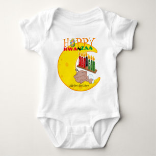 Customisable Happy KWANZAA 7 Principles Baby Bodysuit