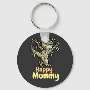 Customisable Happy Mummy Key-Chain Key Ring