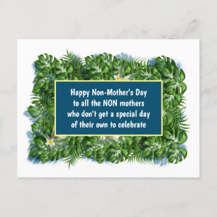 Customisable Happy Non-Mother's Day funny Postcard