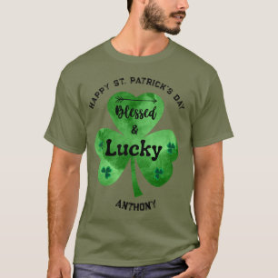Customisable Happy St. Patrick's Day Sweatshirt  T-Shirt