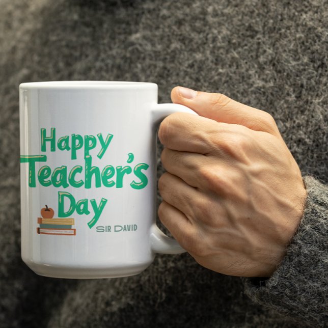 Customisable Happy Teachers Day Mug (Creator Uploaded)