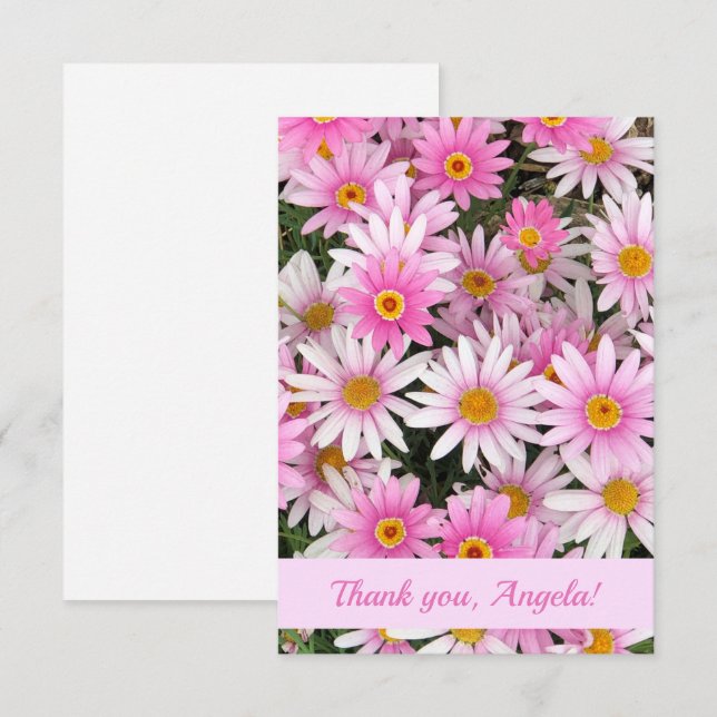 Customisable Happy Thank You Card (Front/Back)