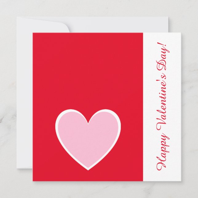 Customisable Happy Valentine's Day! Card (Front)