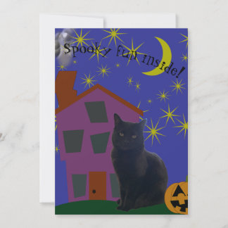Customisable Haunted House Invitation