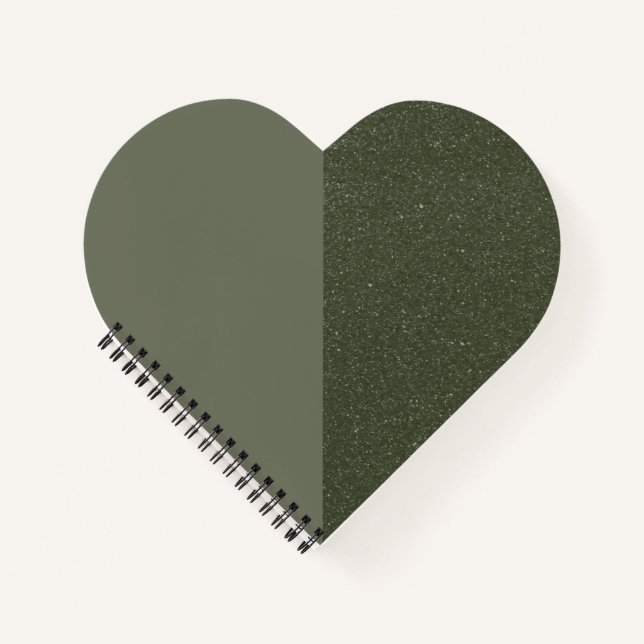 Customisable Heart Spiral Notebook (Front)