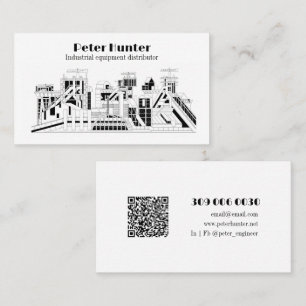 Customisable Heavy Industry Business Card