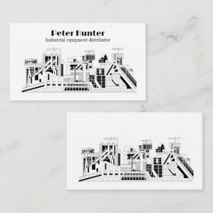 Customisable Heavy Industry Business Card