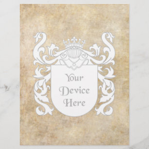 Customisable Heraldic Shield Flyer