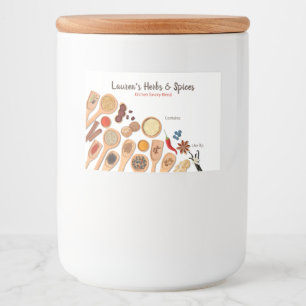 Customisable Herbs & Spices Labels