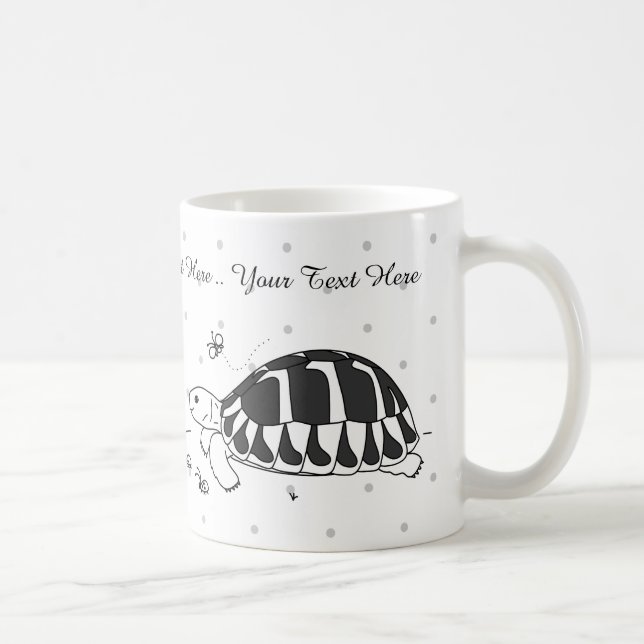 Customisable Hermann's Tortoise Mug (Right)
