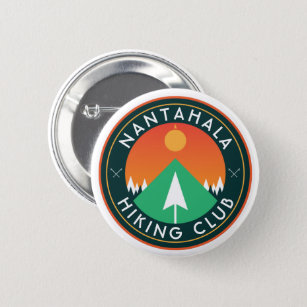 customisable hiking club mountain patch classic ro 6 cm round badge
