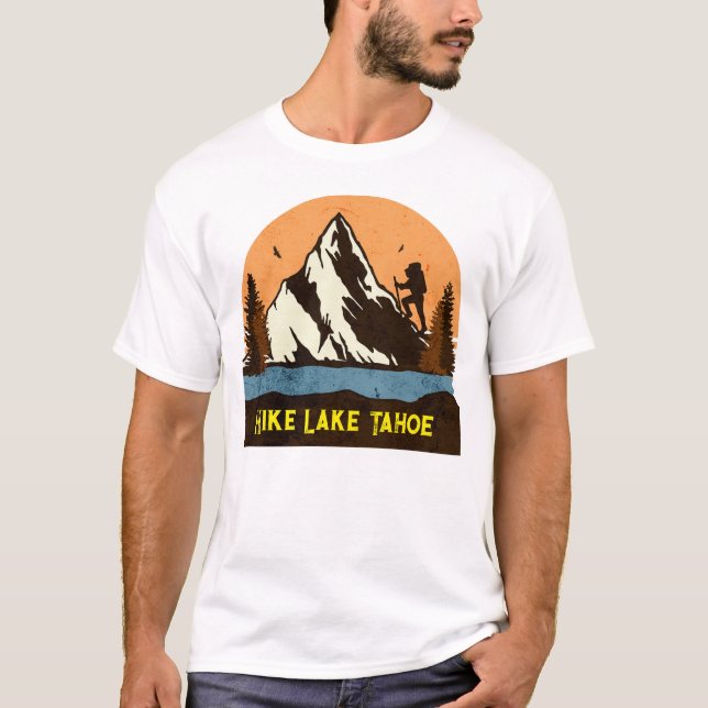 Customisable Hiking the Spectacular Wonders  T-Shirt (Front)