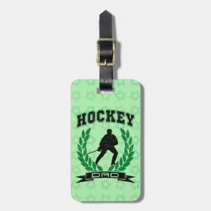 Customisable Hockey Dad Luggage Tag