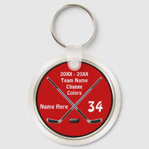 Customisable Hockey Keychains in Your Colours, Tex