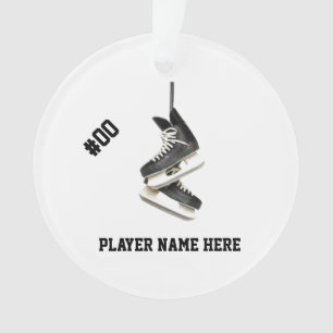 Customisable Hockey Skates Ornament
