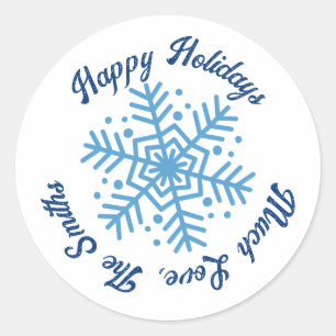 Customisable Holiday Letter and Gift Stickers