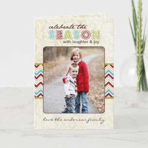 Customisable Holiday Photo Card